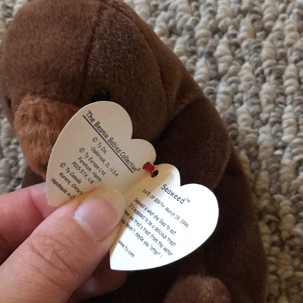Ty Beanie Baby “Seaweed” - Picture 6 of 8